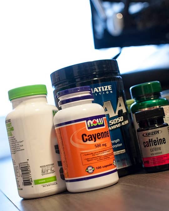 variety of health supplements