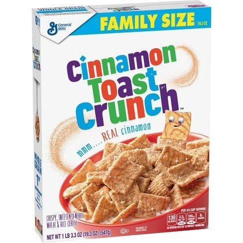 cinnamon toast crunch cereal box