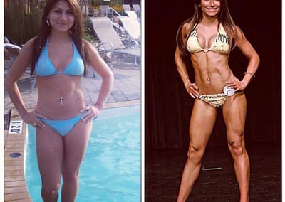 claudia bikini before and after competition lux fit